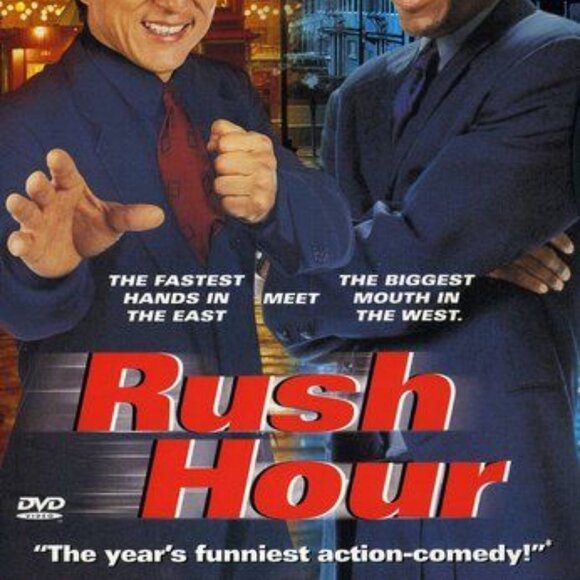 Rush Hour DVD Jackie Chan Chris Tucker New Line Platinum Comedy 1998 PG-13 - Picture 1 of 4